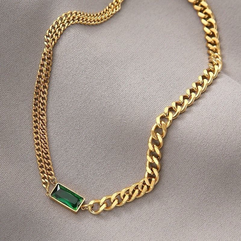 Chunky Emerald Necklace - Image 6