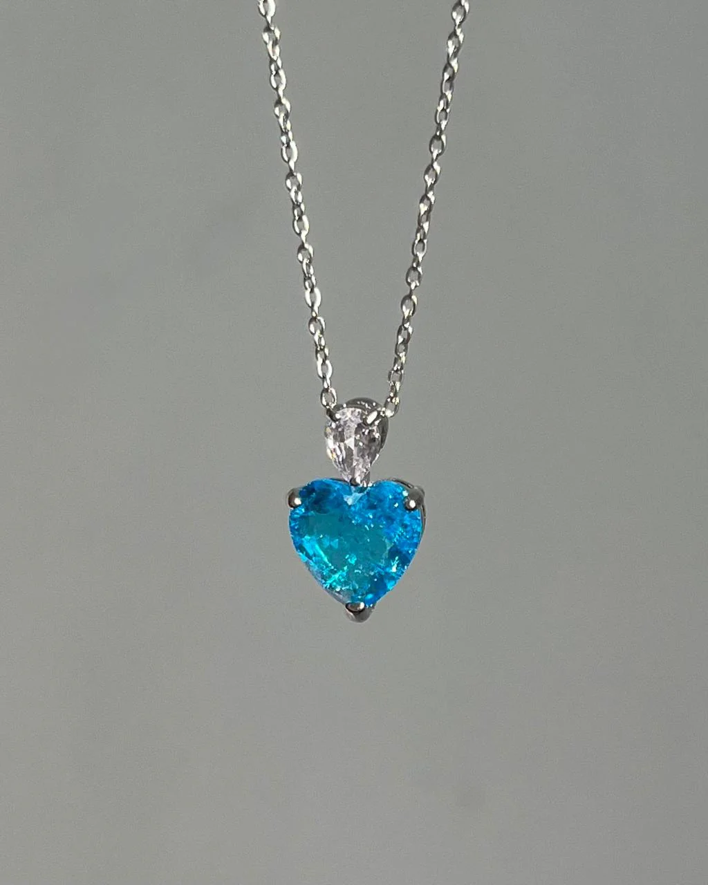 Cinderella Cobalt Rhinestone Necklace
