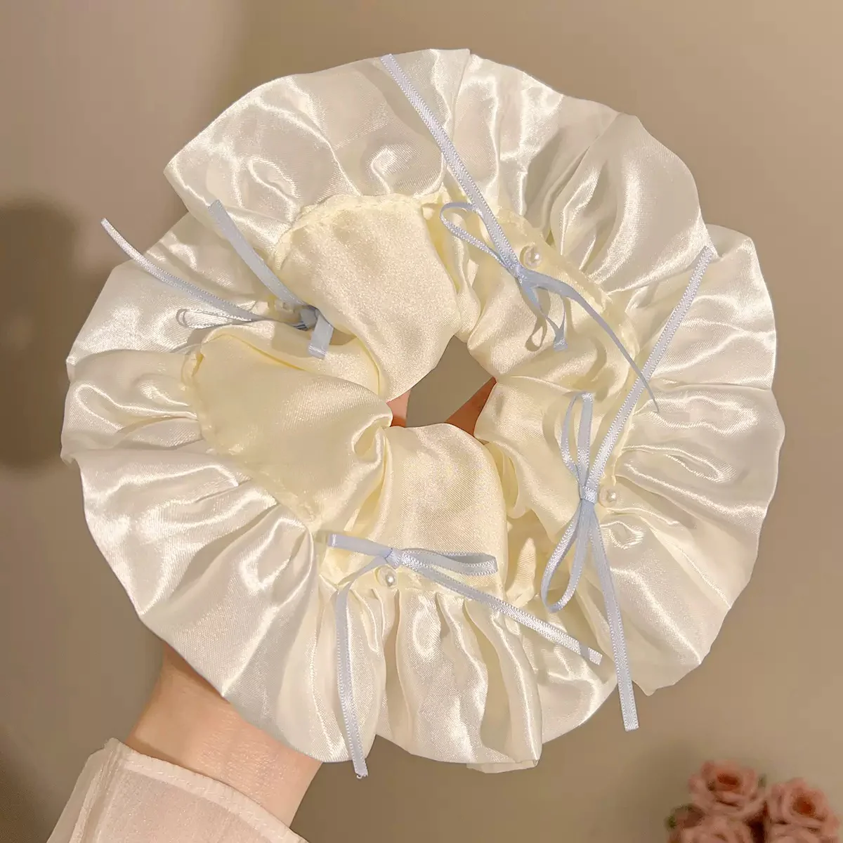 Cinderella Coded Satin Bow Scrunchie (xxl) - Image 2