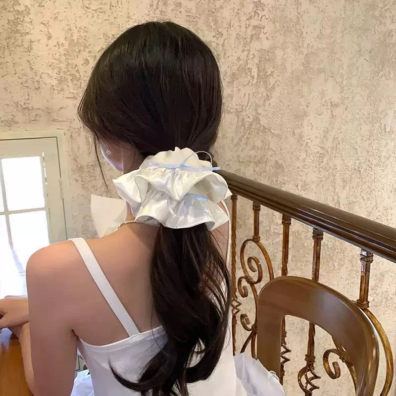 Cinderella Coded Satin Bow Scrunchie (xxl) - Image 4
