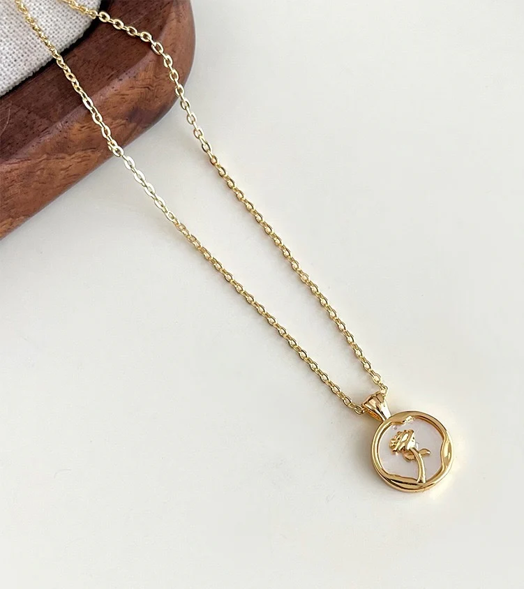 Circle of Rose Necklace