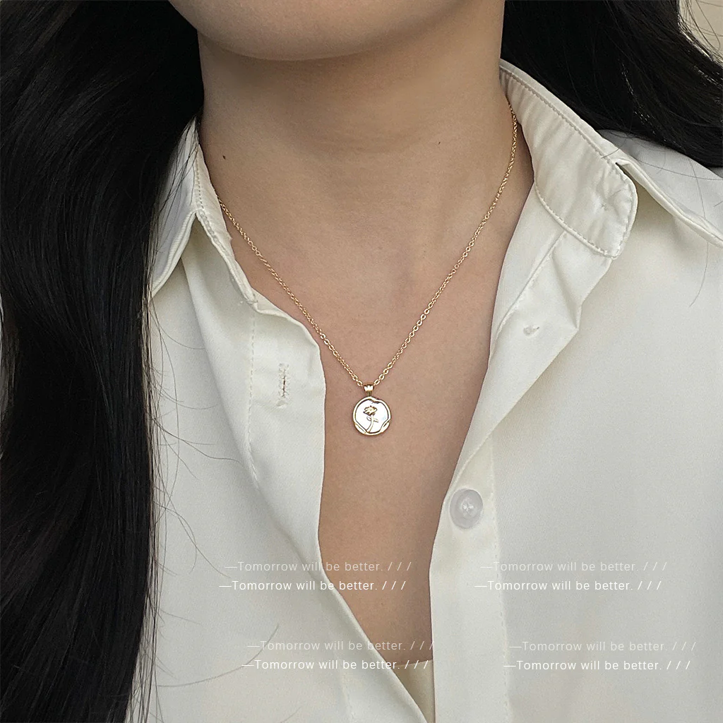 Circle of Rose Necklace - Image 2