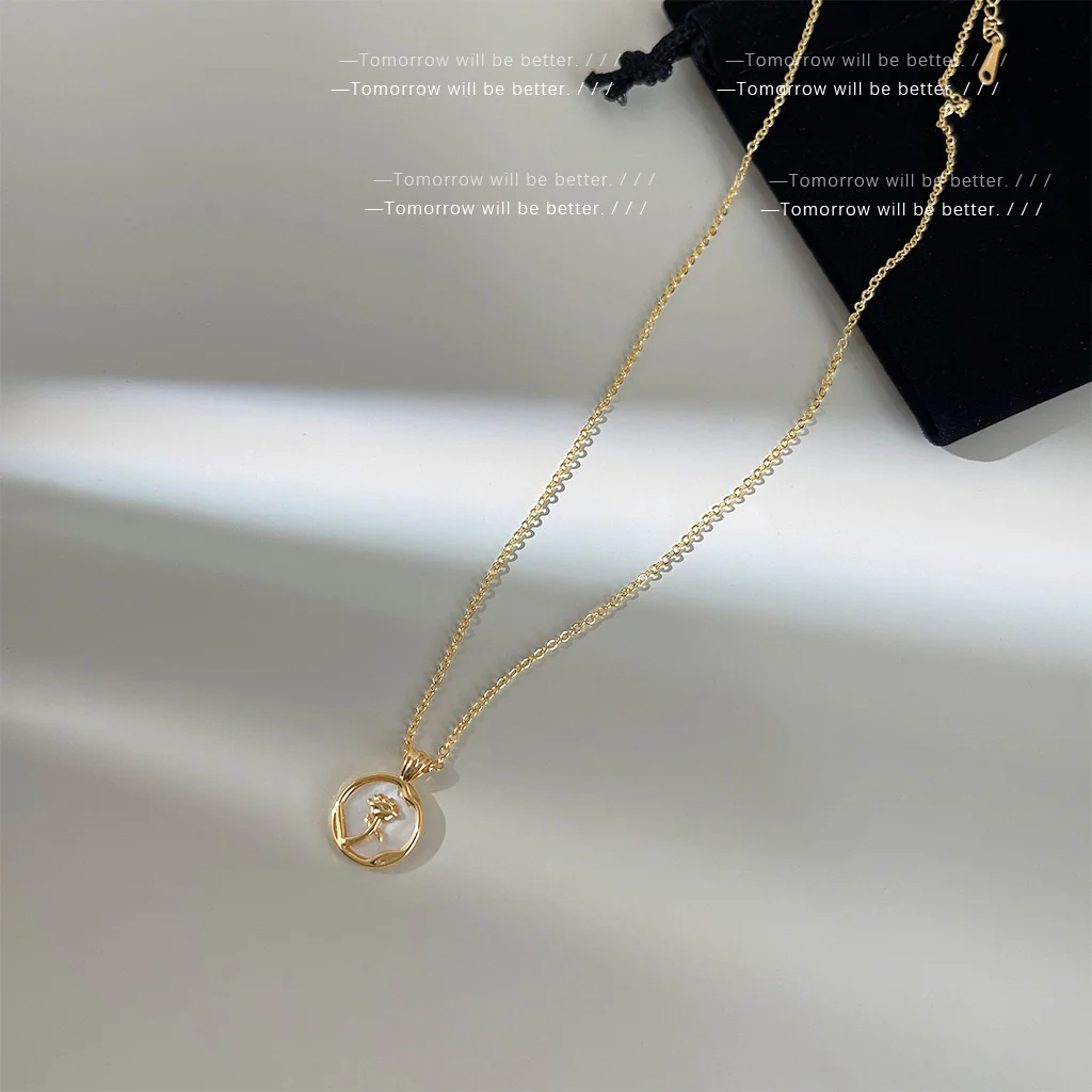 Circle of Rose Necklace - Image 3