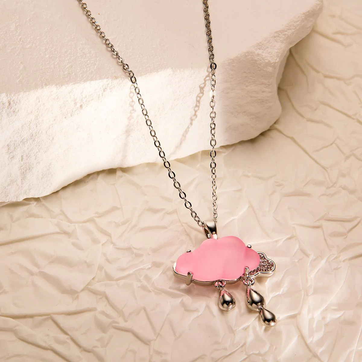 Cloud 9 Necklace- pink - Image 3