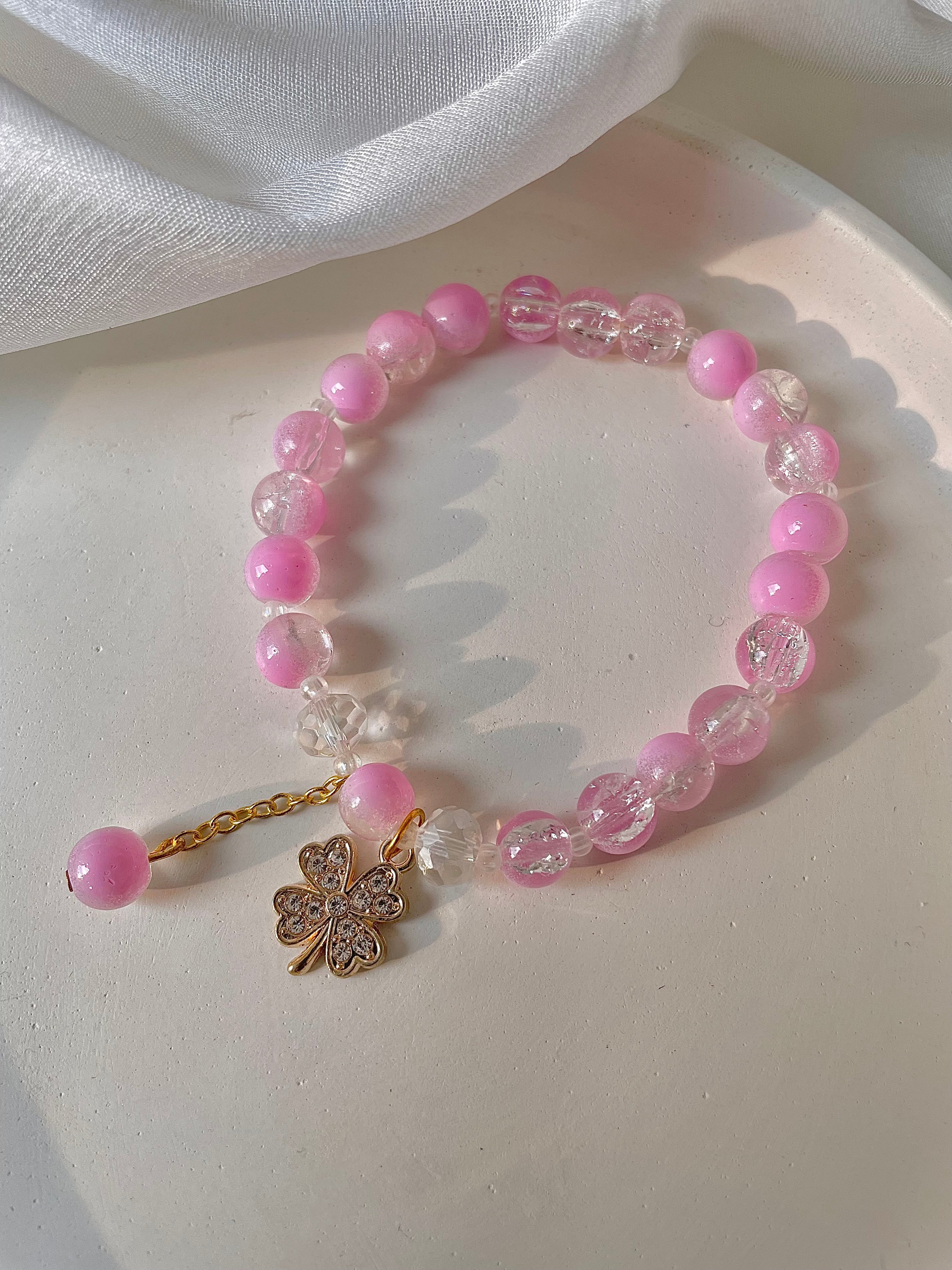 Clover Beaded Bracelet - Image 2