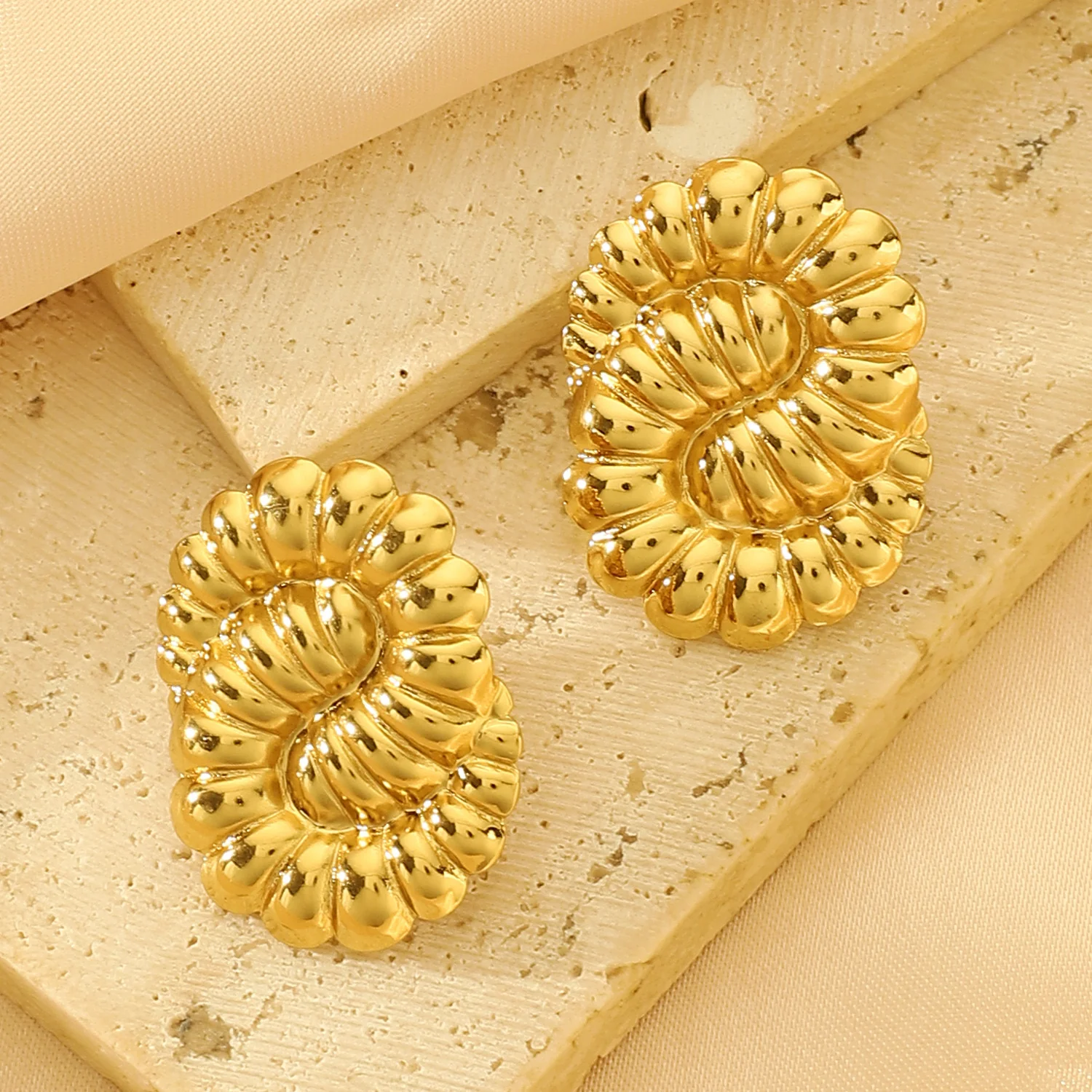Cocooned in Gold Earring - Image 6