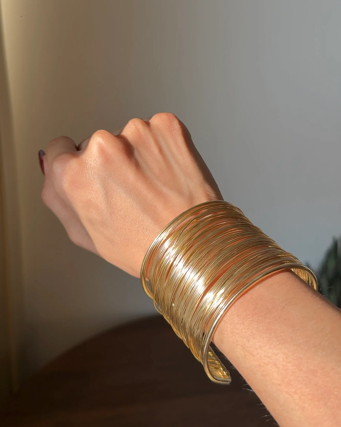 Coil Statement Cuff Bracelet - Image 3