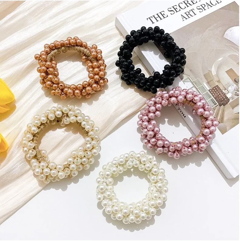 Colourful Pearl Hairties - Image 5
