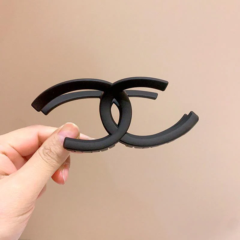 Combo of 10 Hair Claw Clips- black - Image 2