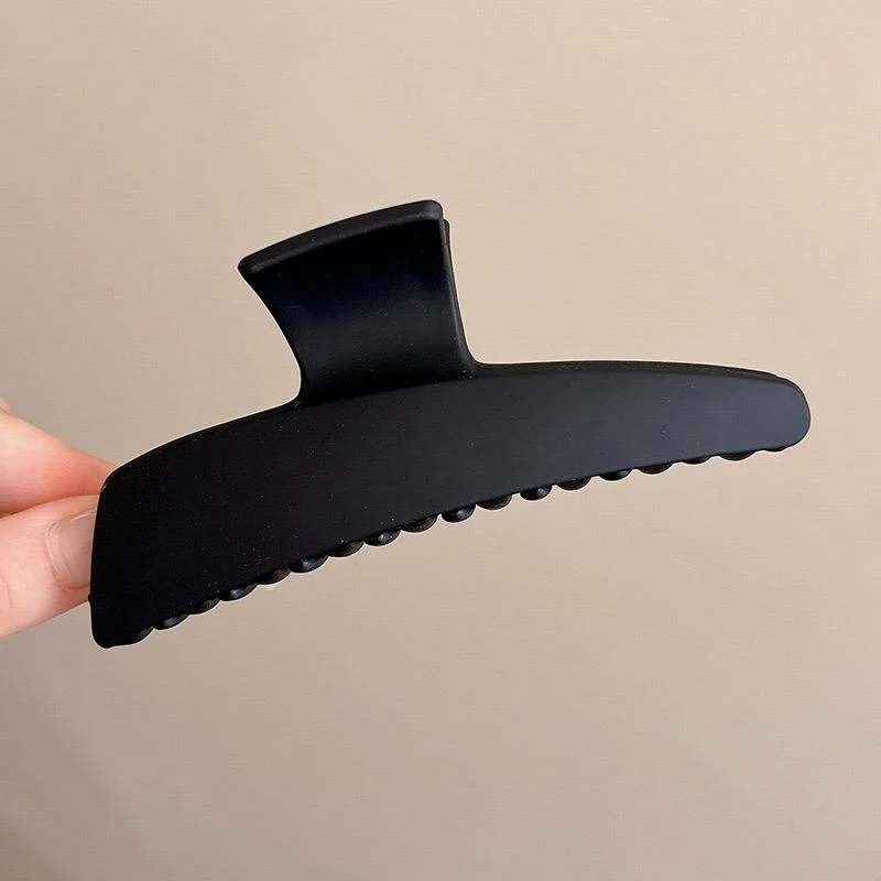 Combo of 10 Hair Claw Clips- black - Image 4