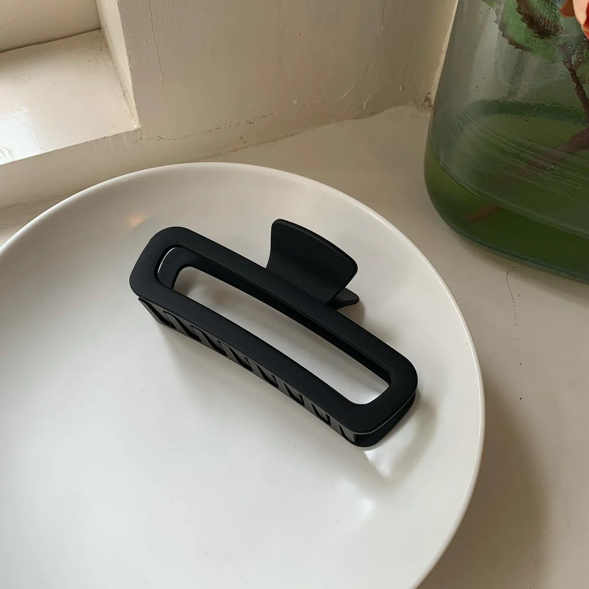 Combo of 10 Hair Claw Clips- black - Image 7