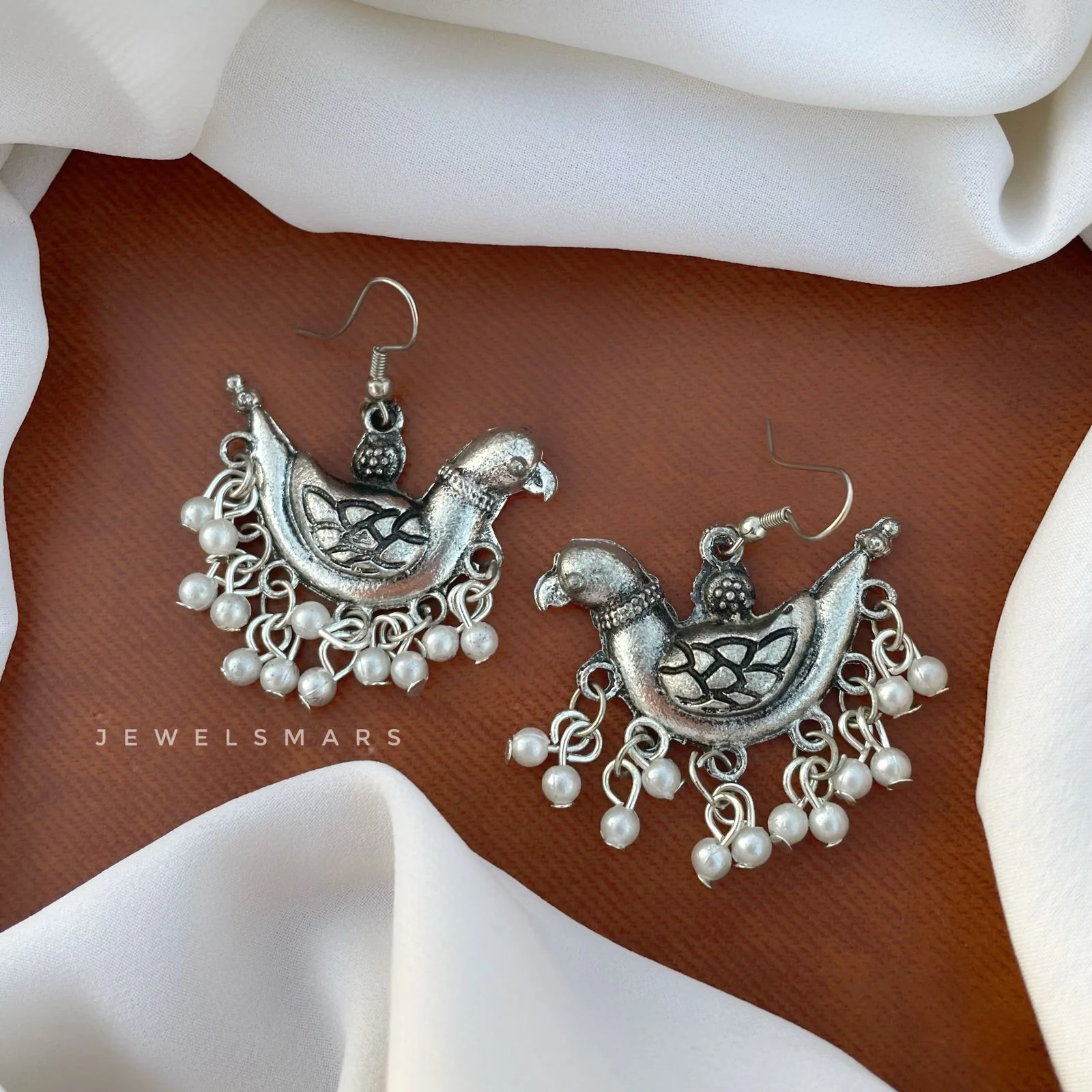 Combo of 6 earrings (ethnic + western) - Image 3