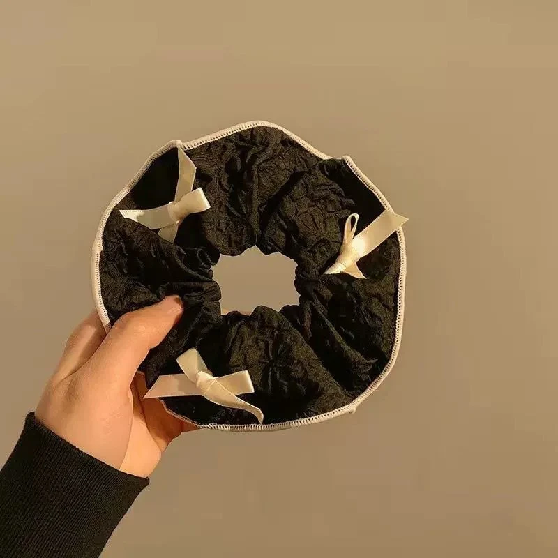 Cookies n Cream Bow Scrunchie - Image 2