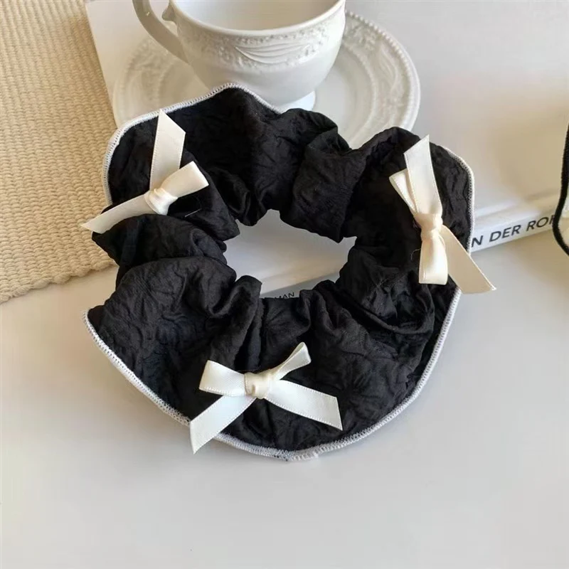 Cookies n Cream Bow Scrunchie - Image 3