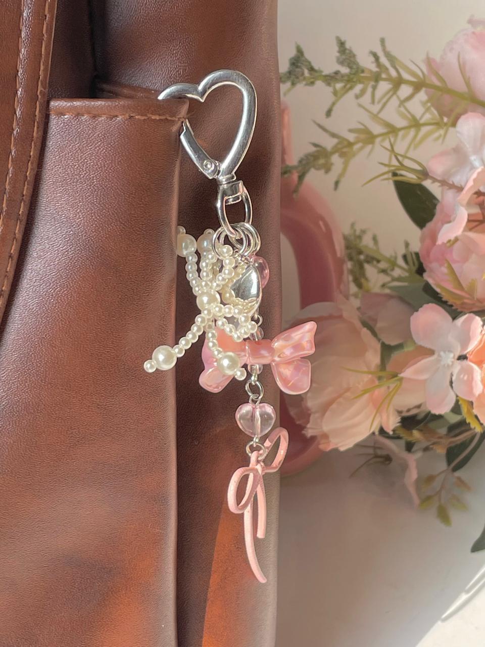 Coquette-Dream Bow Bag Charm - Image 2