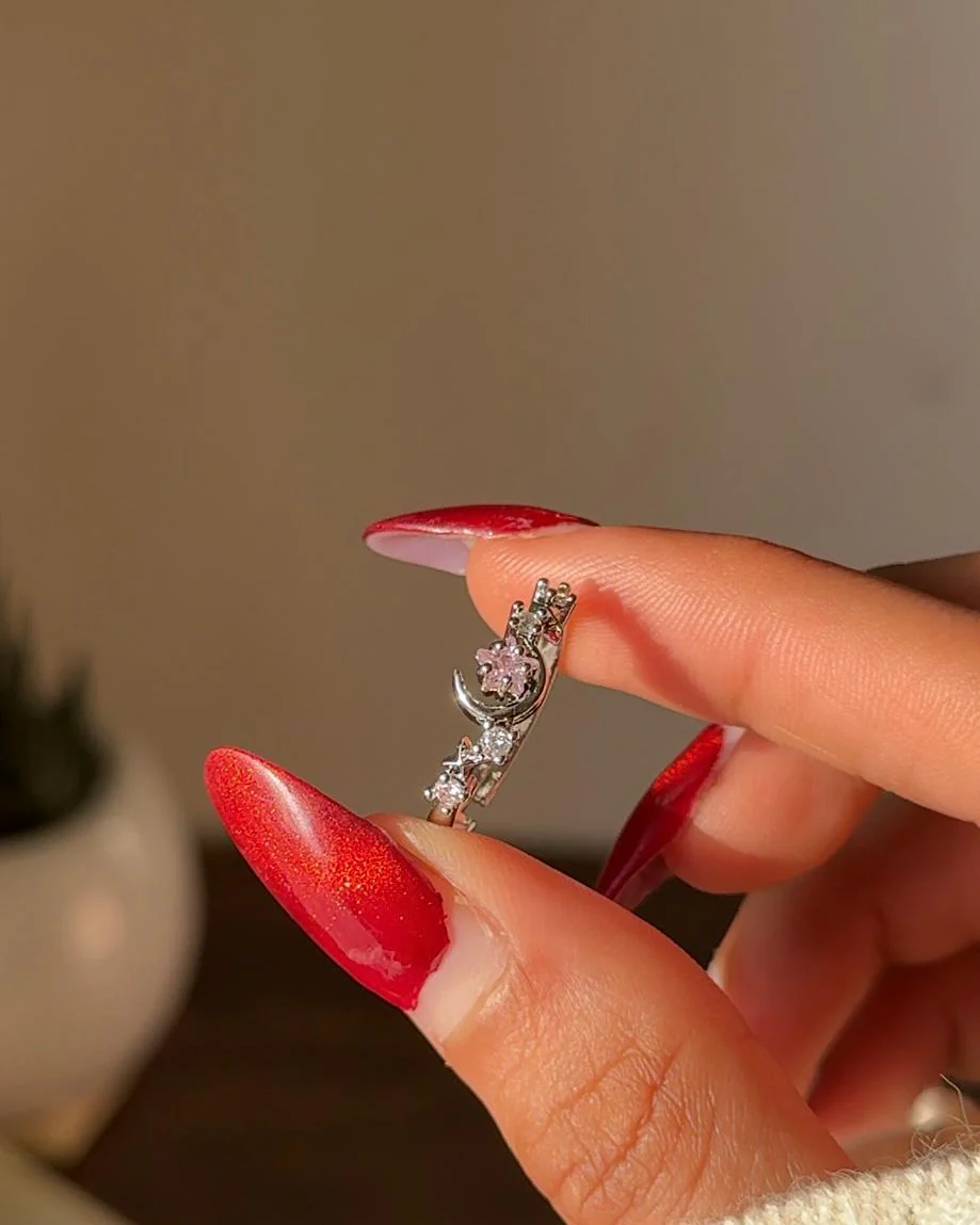 Cosmic Fae Flower Ring - Image 2
