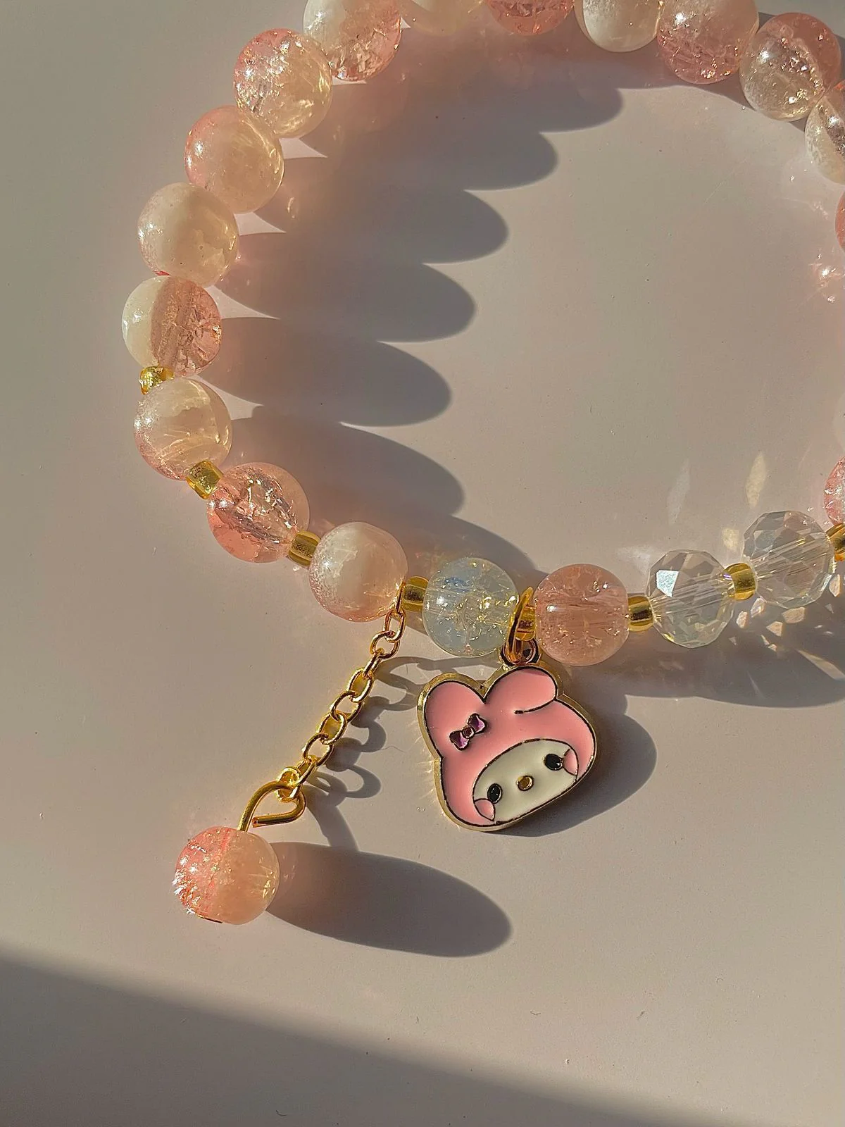 Cotton Candy Beaded Bracelet - Image 2