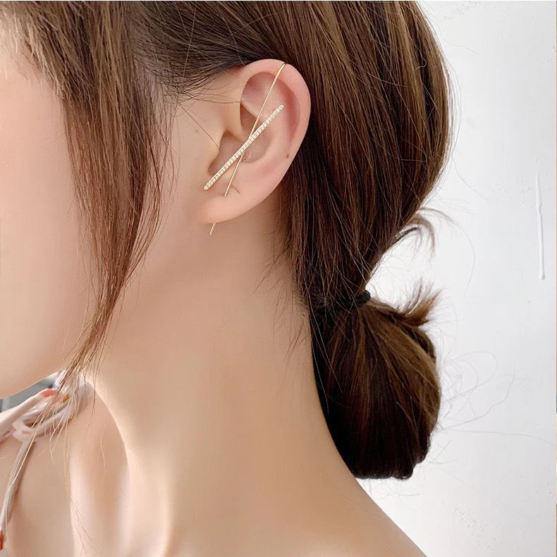 Criss Cross Earcuff (1pc) - Image 2