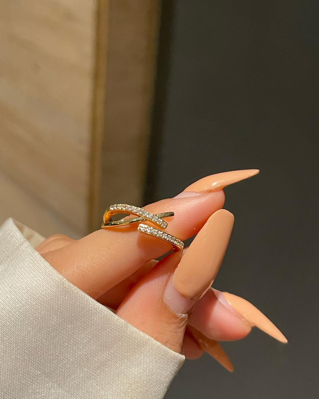 Criss Cross Infinity Ring - Image 3
