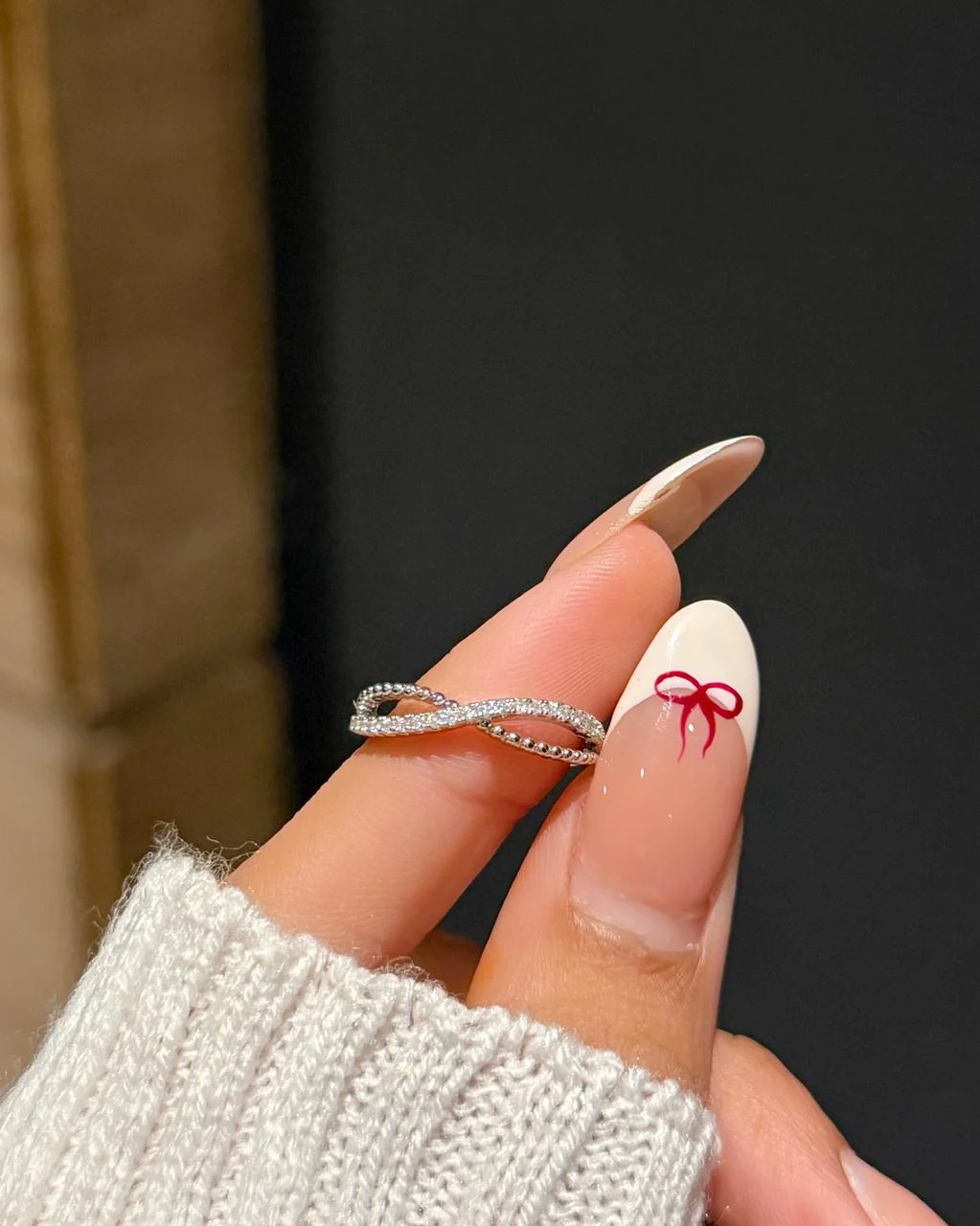 Cross Infinity Ring