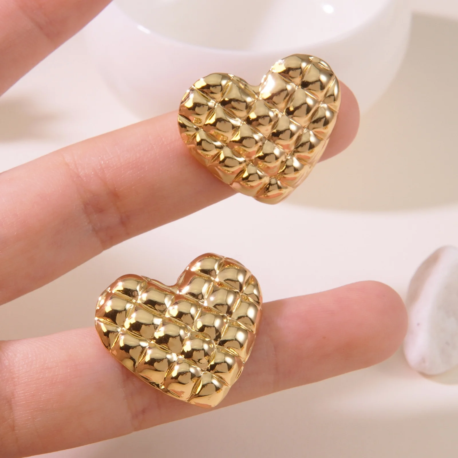 Cross my Heart Earrings - Image 3