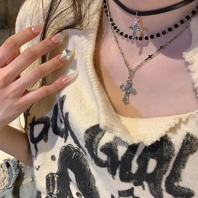 Crossed in Shadows Necklace