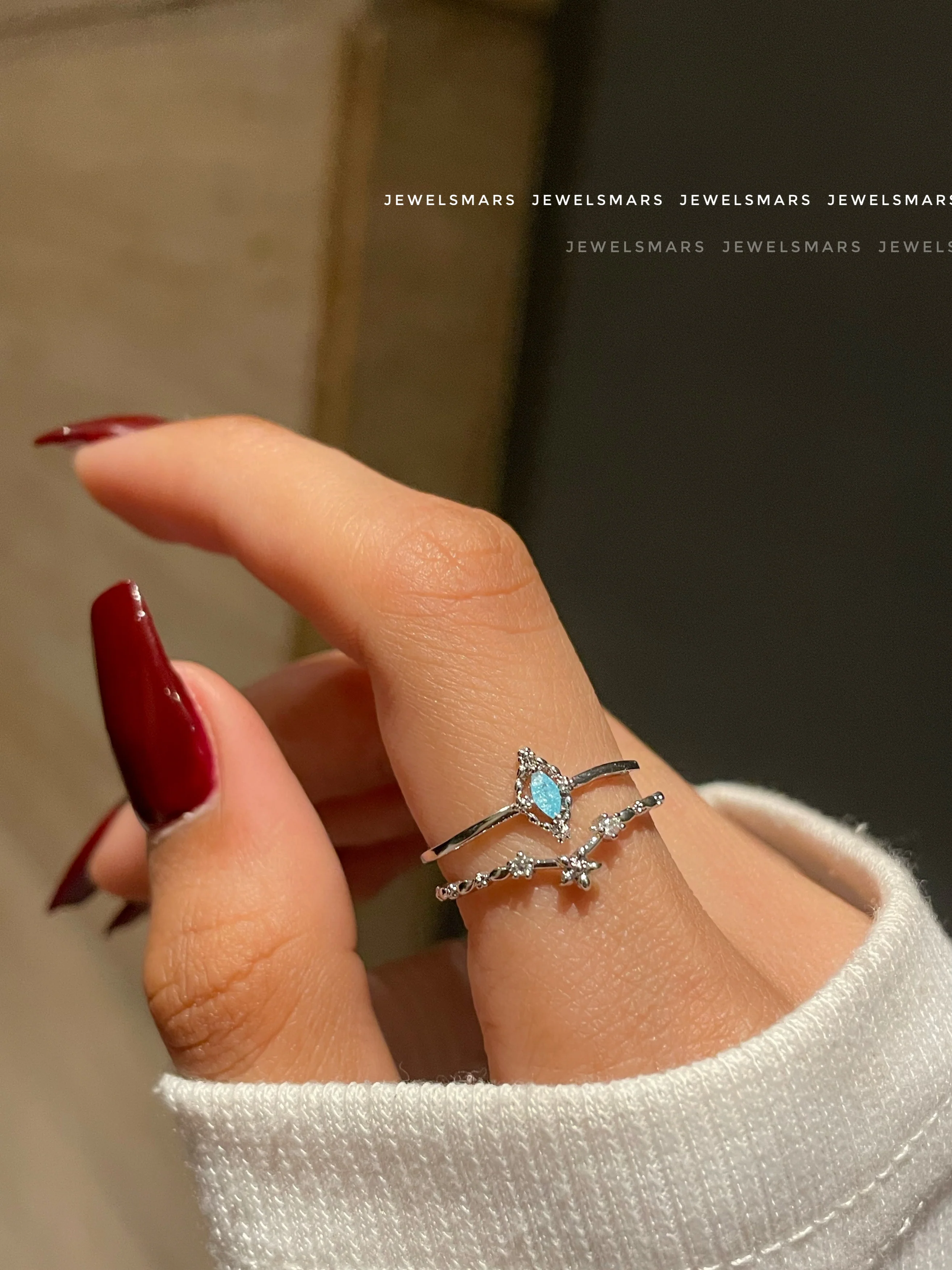 Tiara Dreamy Princess Ring- blue - Image 2