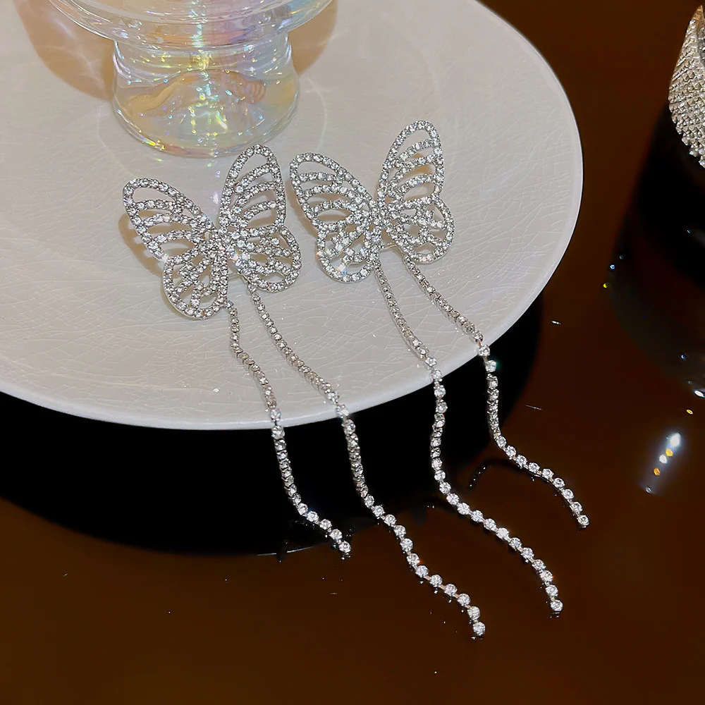 Crystal Fairy Flutter Earrings - Image 5