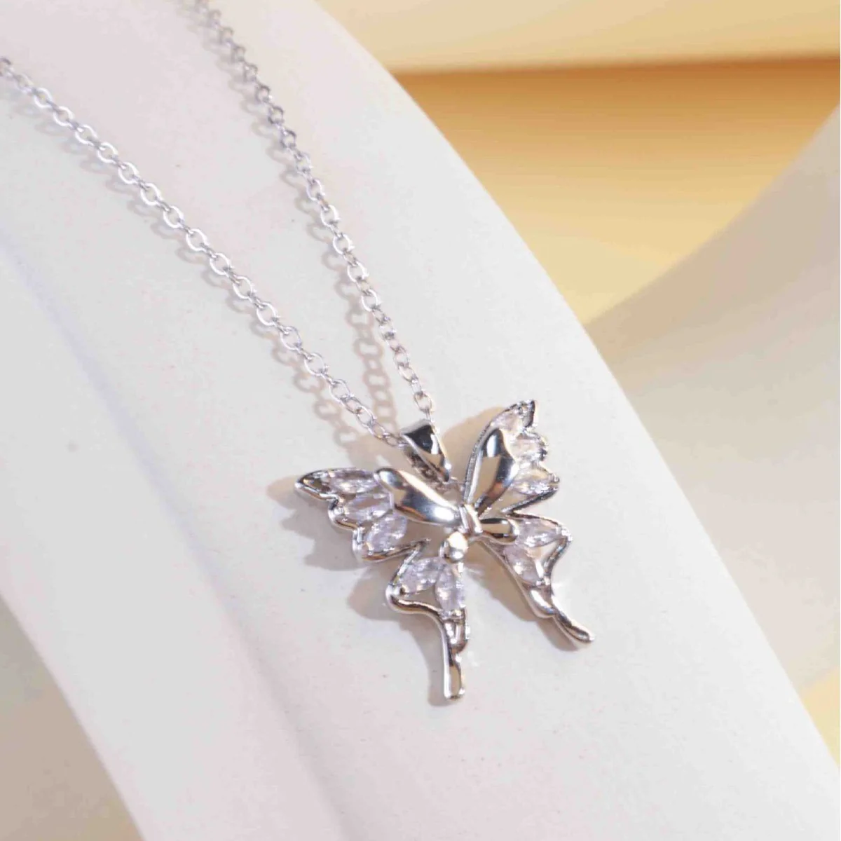 Crystal Flutterbelle Necklace - Image 2