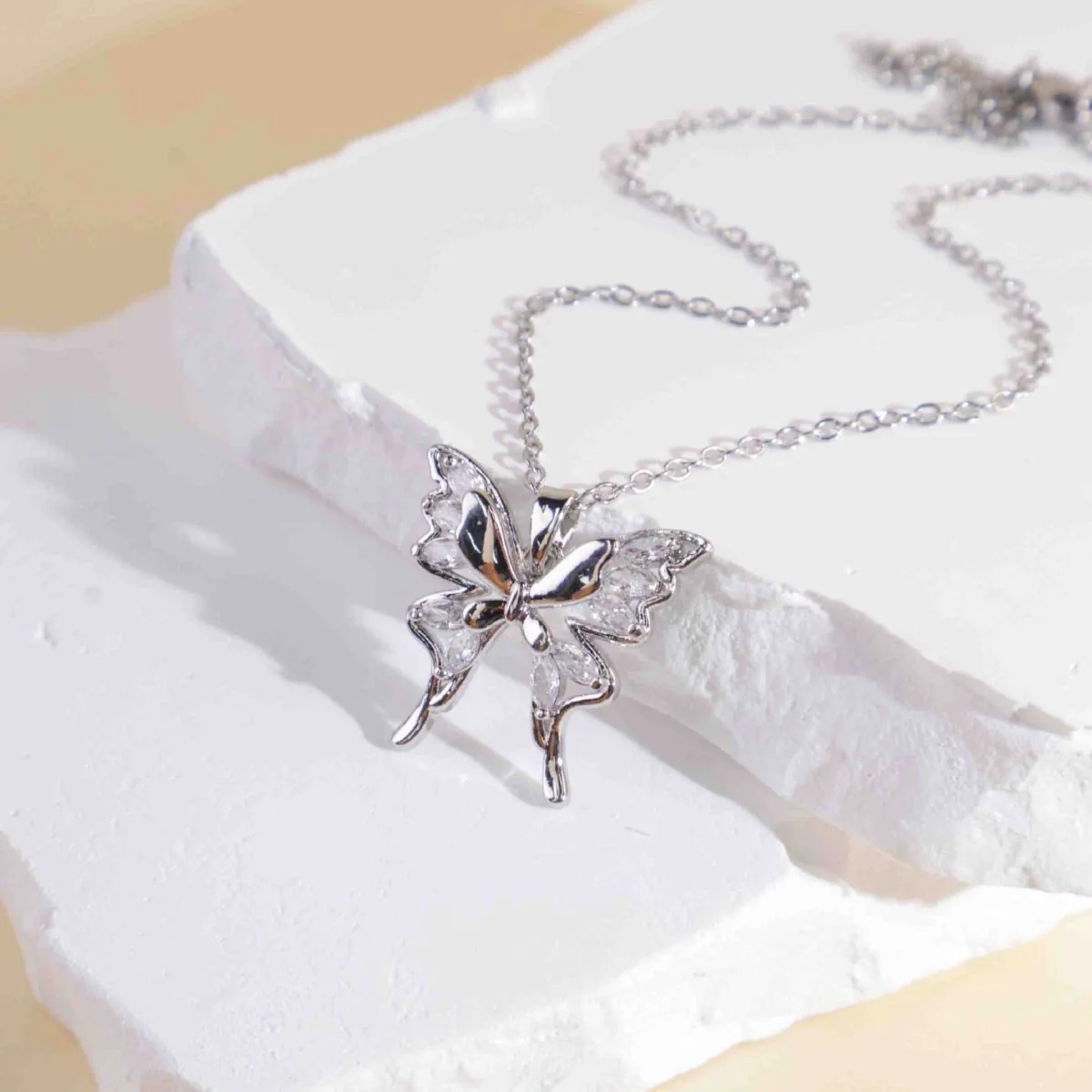 Crystal Flutterbelle Necklace - Image 5