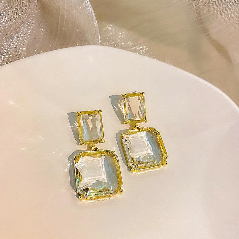 Crystal Glass Earrings