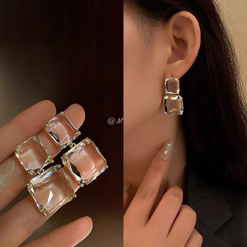 Crystal Glass Earrings - Image 4