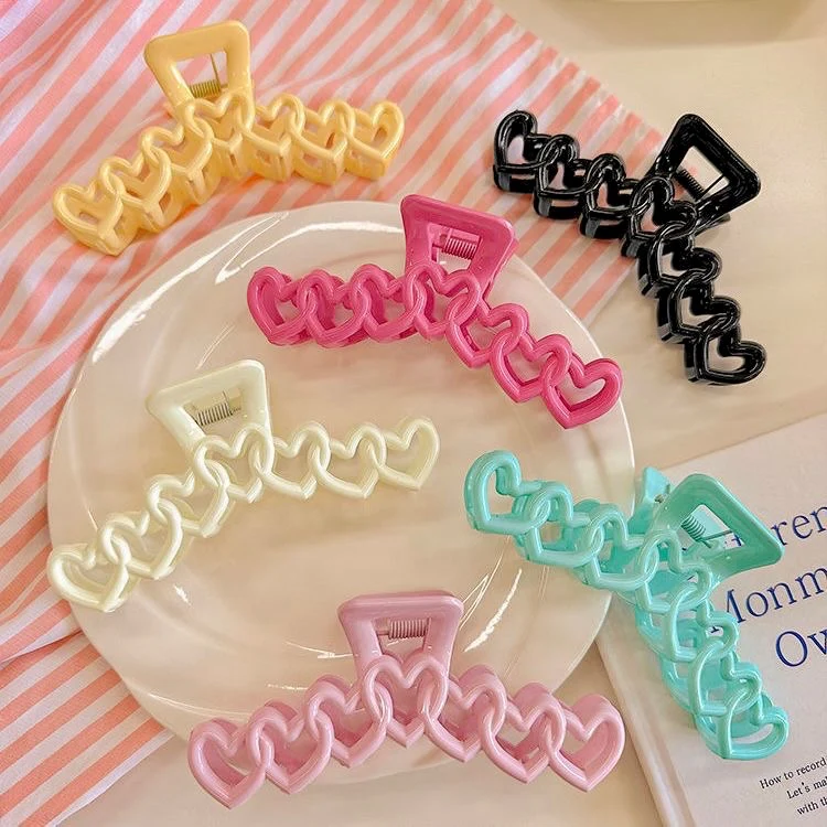 Cupid Little Hearts Hair Claw Clip