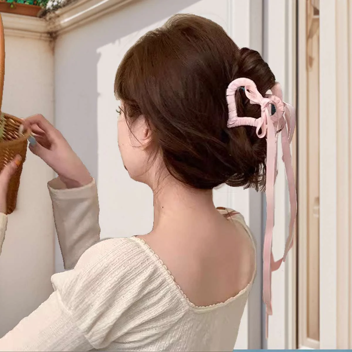 Cupid-Lullaby Bow Hair Clip - Image 5