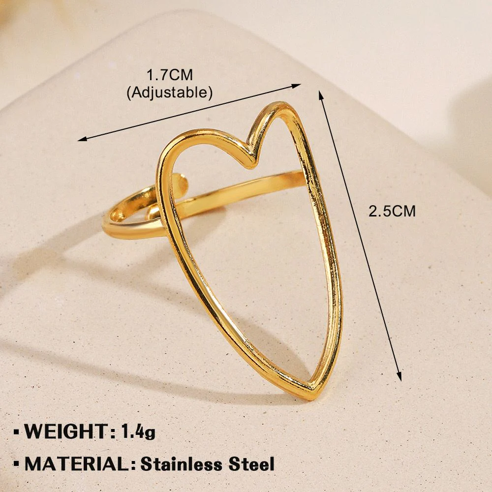 Cupid’s Loop Heart Ring - Image 3