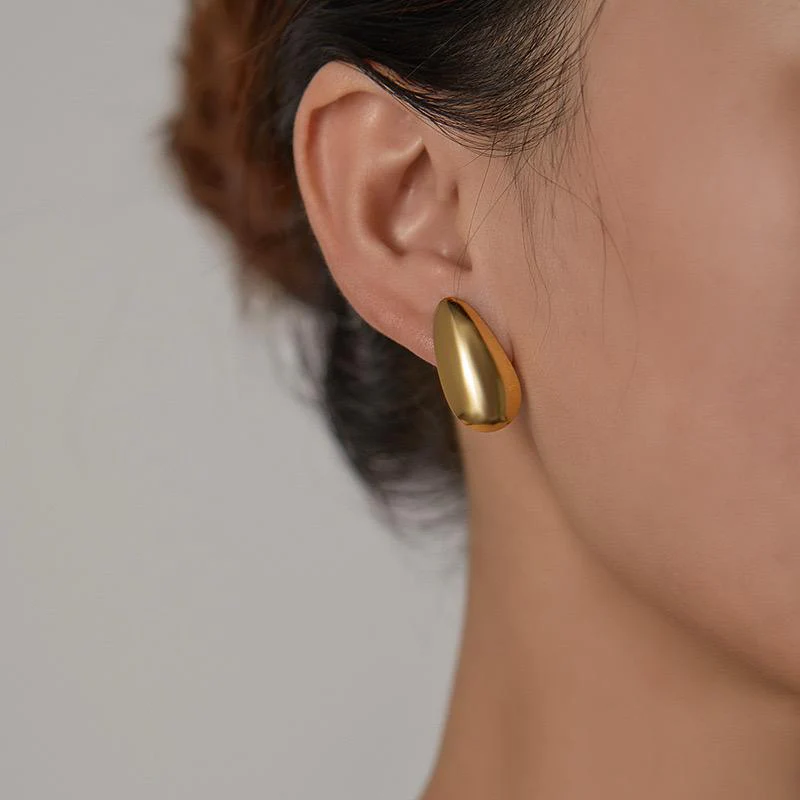 Curve Me Statement Earrings - Image 2
