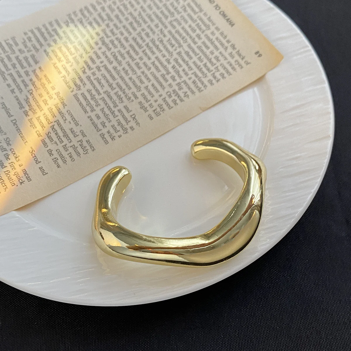 Curvy Golden Handcuffs - Image 3