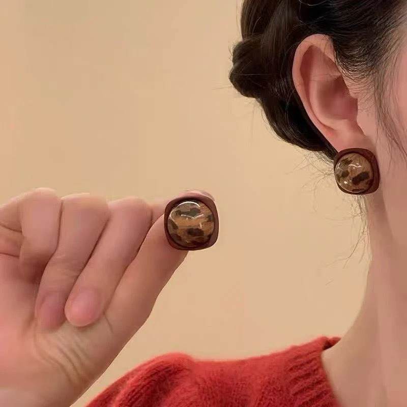Leopard Print Earrings - Image 2