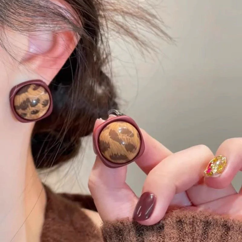Leopard Print Earrings - Image 5