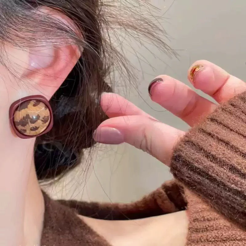 Leopard Print Earrings - Image 6