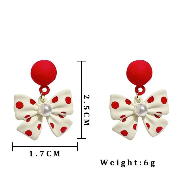 Cute bow knot Earrings - Image 2