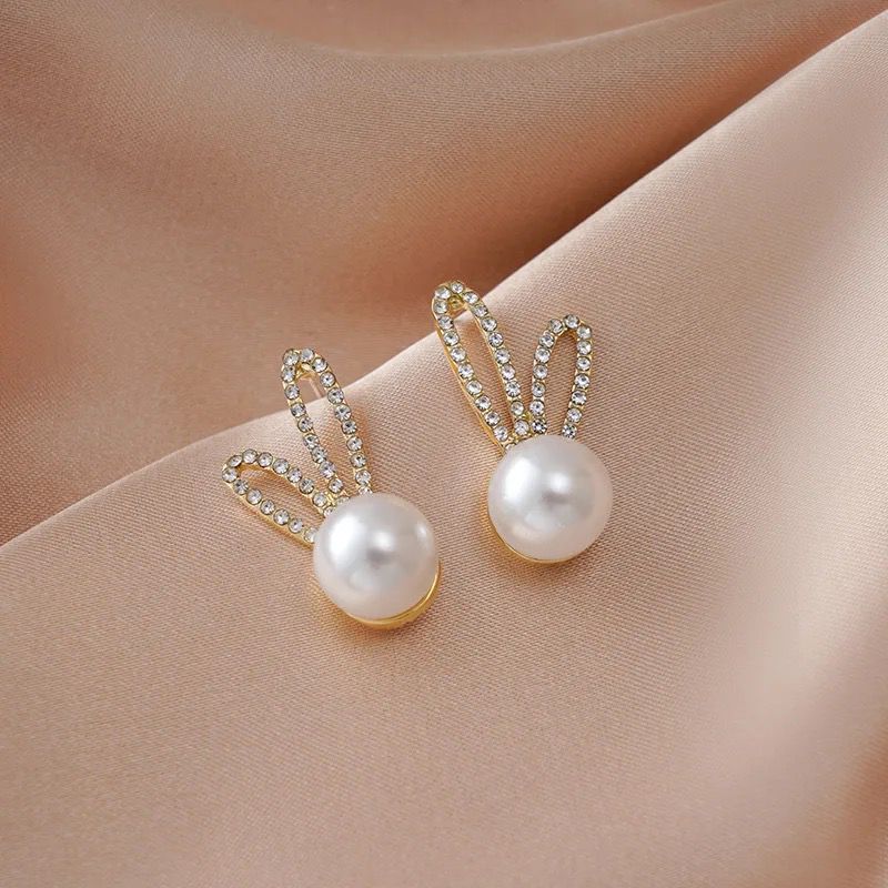 Cute Bunny Korean Earrings - Image 4