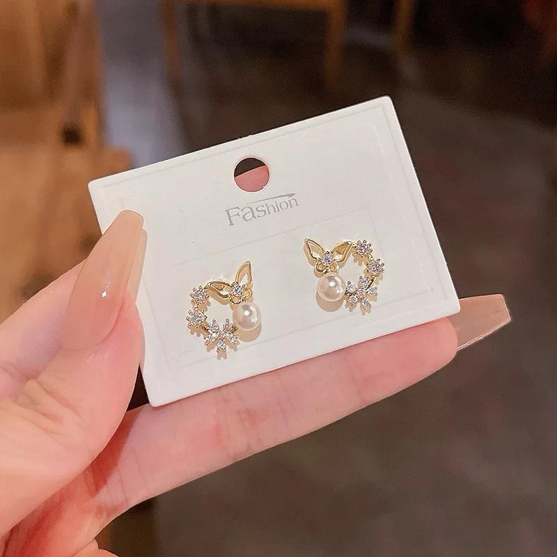 Cute Butterfly minimal Earrings - Image 4