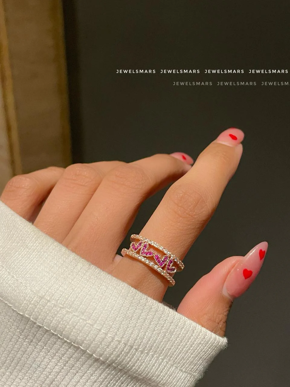 Cute Lil Hearts Ring - Image 3