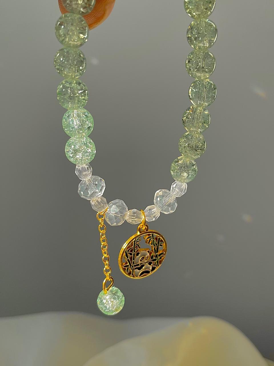 Cute Panda Dreamy Bracelet- green - Image 2