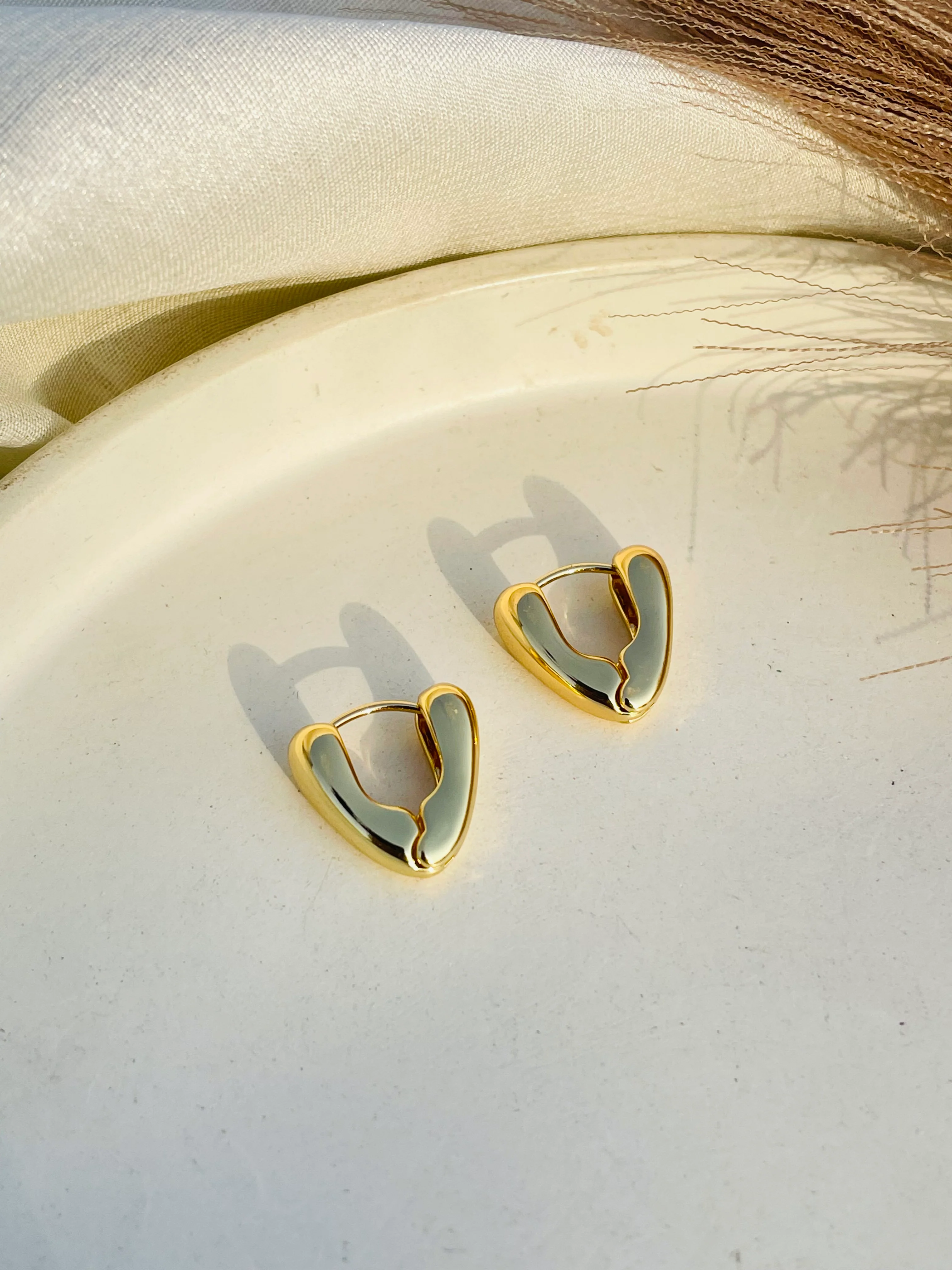 Cute Trendy Stainless Steel Hoops - Image 6