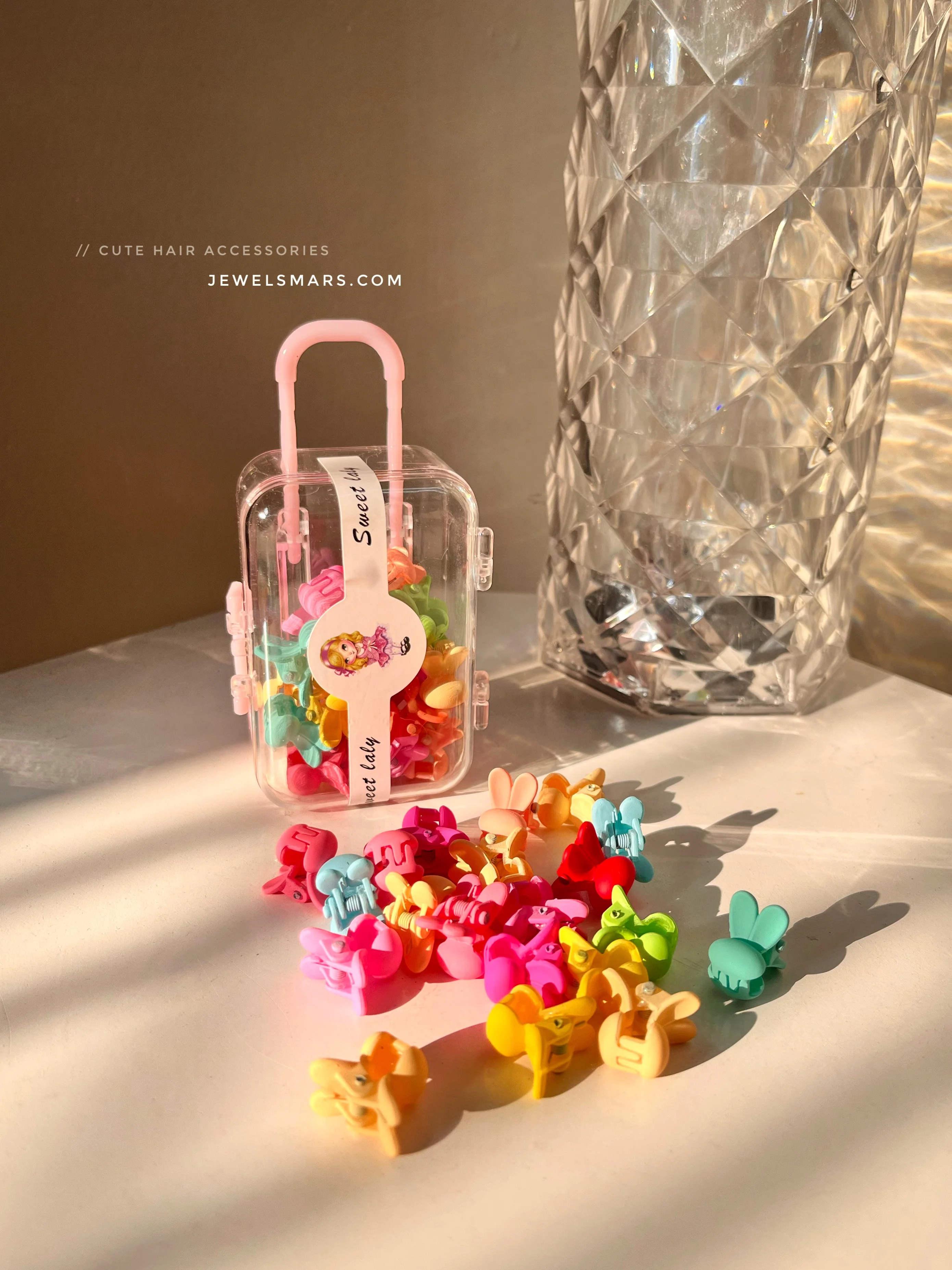 Cute Trolley Packaging Hair Clips - Image 4