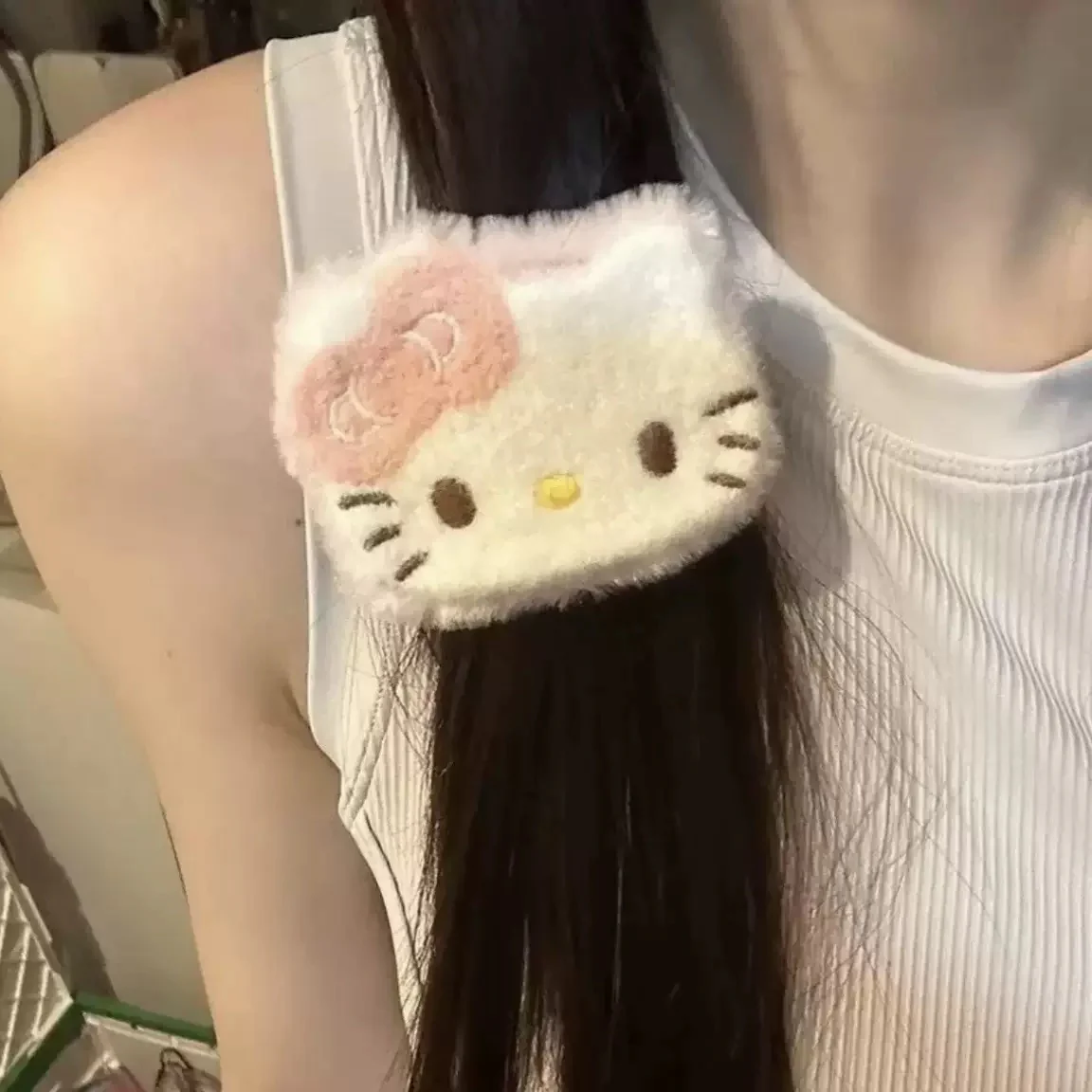 Cutey Kitty Hair patch Clip (pack of - 2) - Image 2