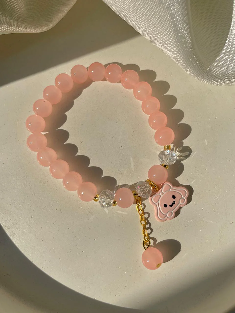 Cutie Bracelet- peachy pink