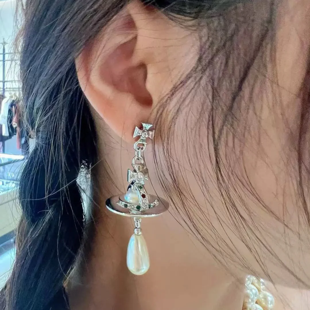 Cyber Royal Orb earrings - Image 2